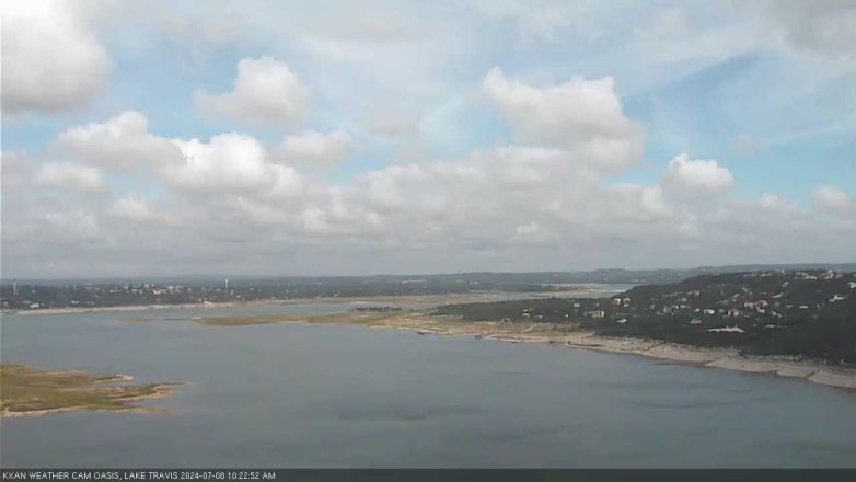 Lake Travis webcam, July 8, 2024 10:25 AM CT