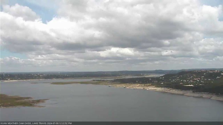 Lake Travis webcam, July 8, 2024 12:25 PM CT