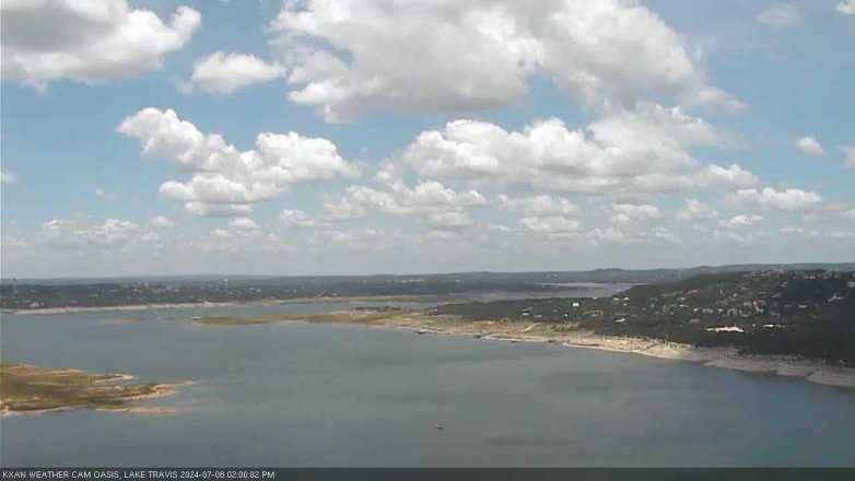 Lake Travis webcam, July 8, 2024 2:00 PM CT