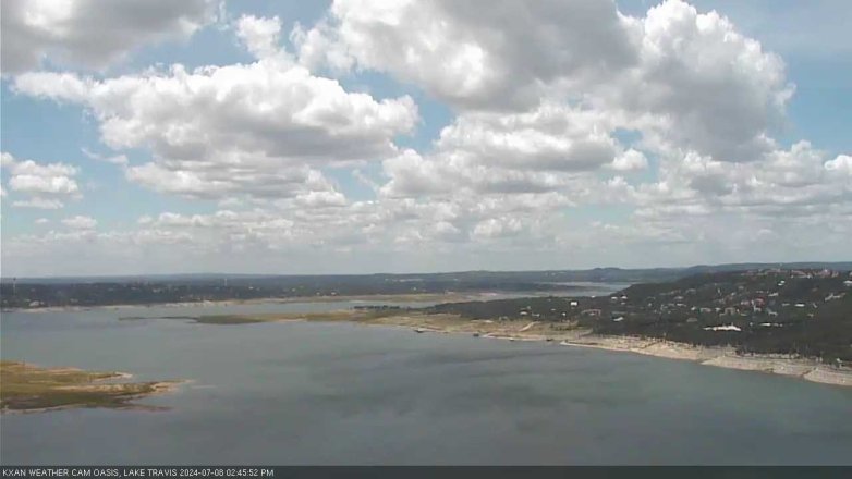Lake Travis webcam, July 8, 2024 2:45 PM CT