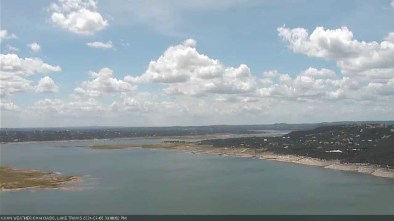 Lake Travis webcam, July 8, 2024 3:00 PM CT