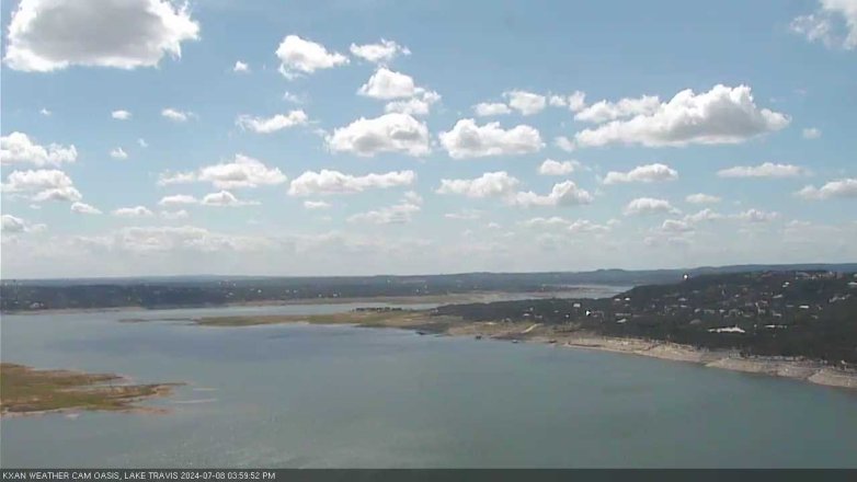Lake Travis webcam, July 8, 2024 4:00 PM CT