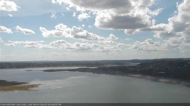 Lake Travis webcam, July 8, 2024 4:45 PM CT