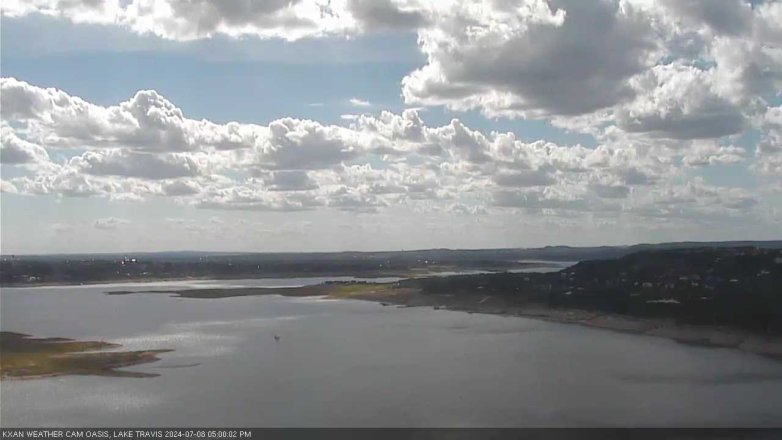 Lake Travis webcam, July 8, 2024 5:00 PM CT