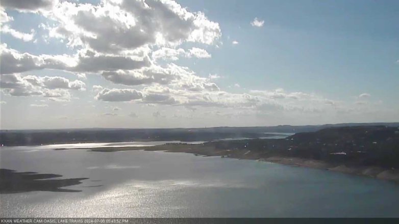 Lake Travis webcam, July 8, 2024 5:45 PM CT