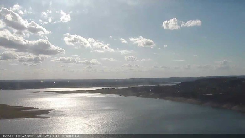 Lake Travis webcam, July 8, 2024 6:00 PM CT