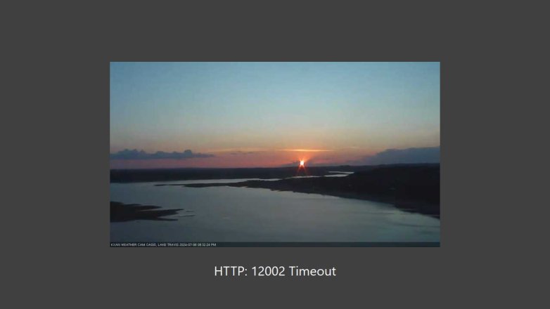 Lake Travis webcam, July 8, 2024 10:00 PM CT