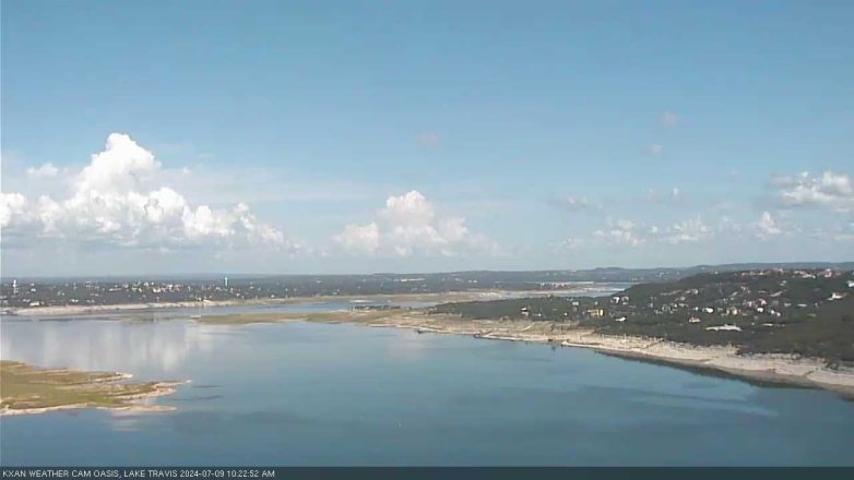 Lake Travis webcam, July 9, 2024 10:25 AM CT