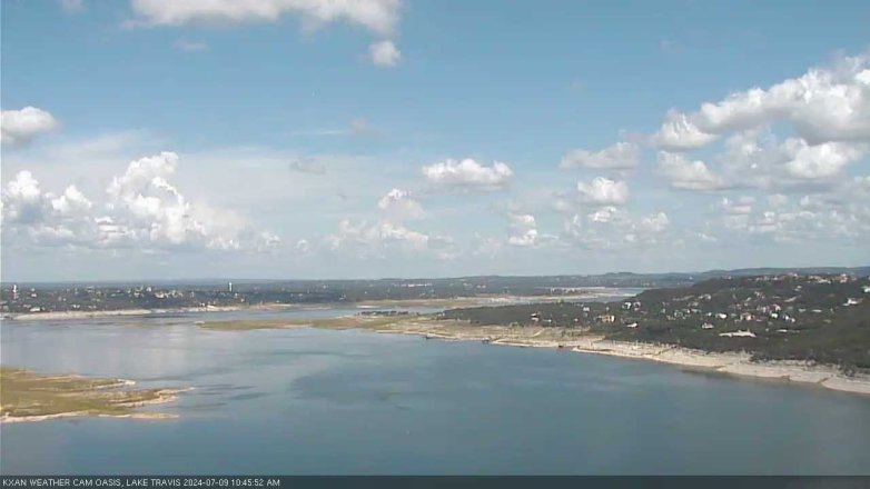 Lake Travis webcam, July 9, 2024 10:45 AM CT