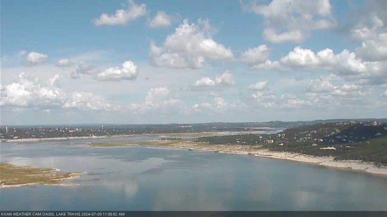 Lake Travis webcam, July 9, 2024 11:00 AM CT