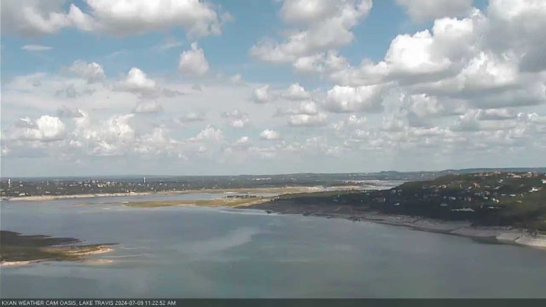 Lake Travis webcam, July 9, 2024 11:25 AM CT