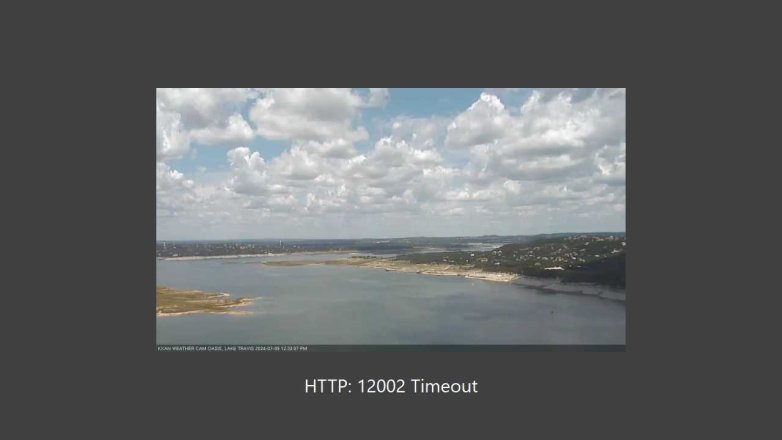 Lake Travis webcam, July 9, 2024 12:45 PM CT