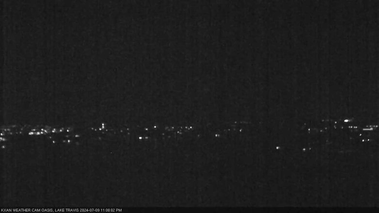 Lake Travis webcam, July 9, 2024 11:00 PM CT