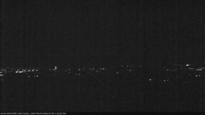 Lake Travis webcam, July 9, 2024 11:25 PM CT