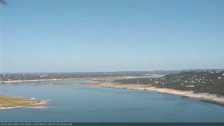 Lake Travis webcam, July 10, 2024 10:25 AM CT