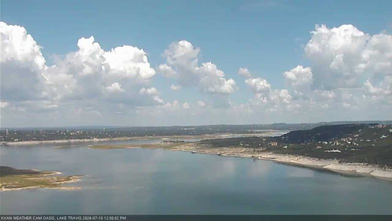 Lake Travis webcam, July 10, 2024 12:00 PM CT