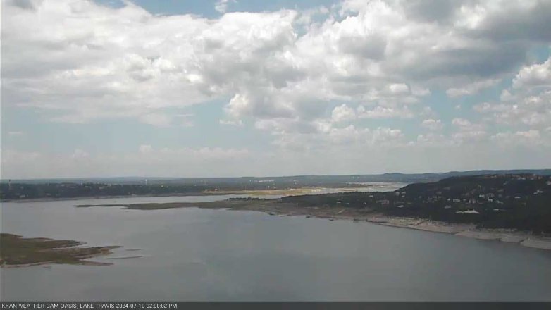 Lake Travis webcam, July 10, 2024 2:00 PM CT