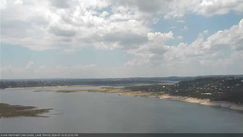 Lake Travis webcam, July 10, 2024 2:25 PM CT