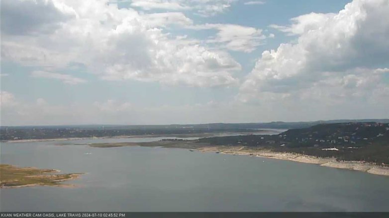 Lake Travis webcam, July 10, 2024 2:45 PM CT