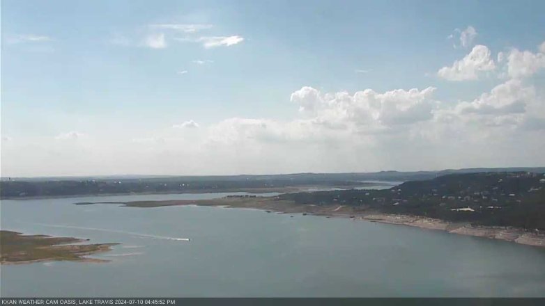 Lake Travis webcam, July 10, 2024 4:45 PM CT