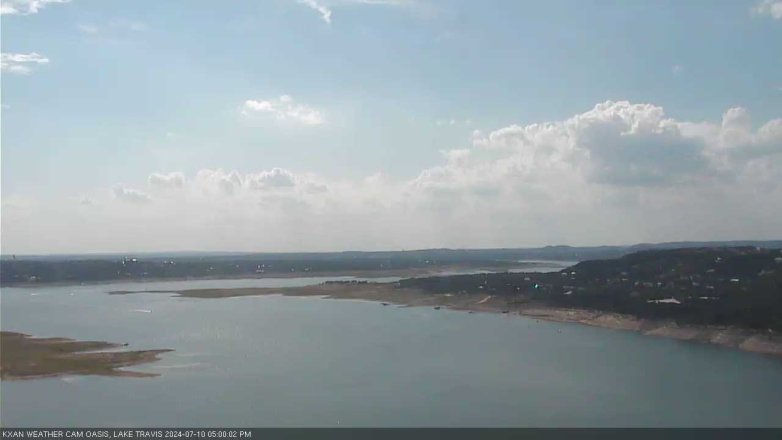 Lake Travis webcam, July 10, 2024 5:00 PM CT