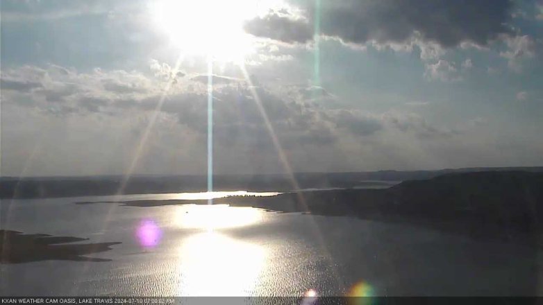 Lake Travis webcam, July 10, 2024 7:00 PM CT