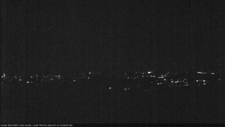 Lake Travis webcam, July 10, 2024 10:00 PM CT