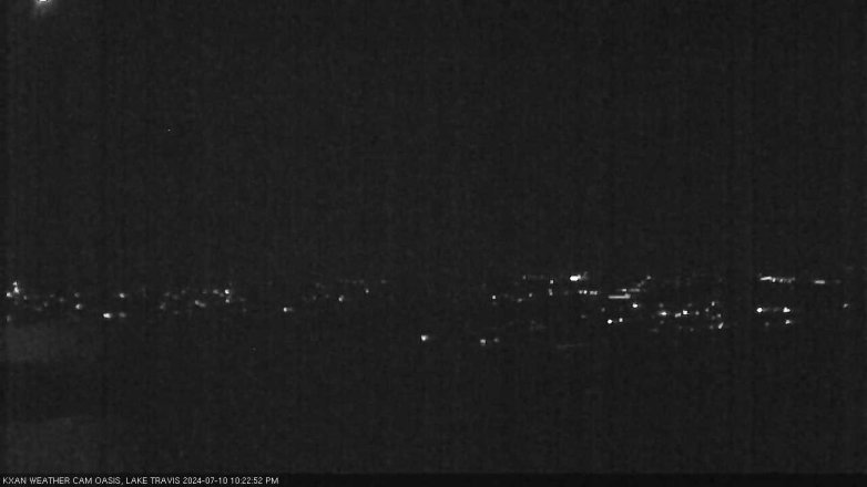 Lake Travis webcam, July 10, 2024 10:25 PM CT