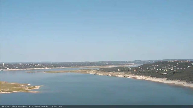 Lake Travis webcam, July 11, 2024 10:25 AM CT