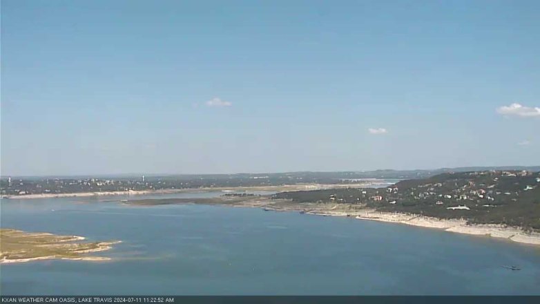 Lake Travis webcam, July 11, 2024 11:25 AM CT