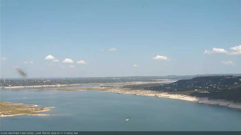 Lake Travis webcam, July 11, 2024 11:45 AM CT