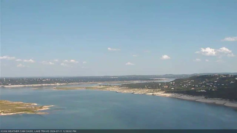 Lake Travis webcam, July 11, 2024 12:00 PM CT