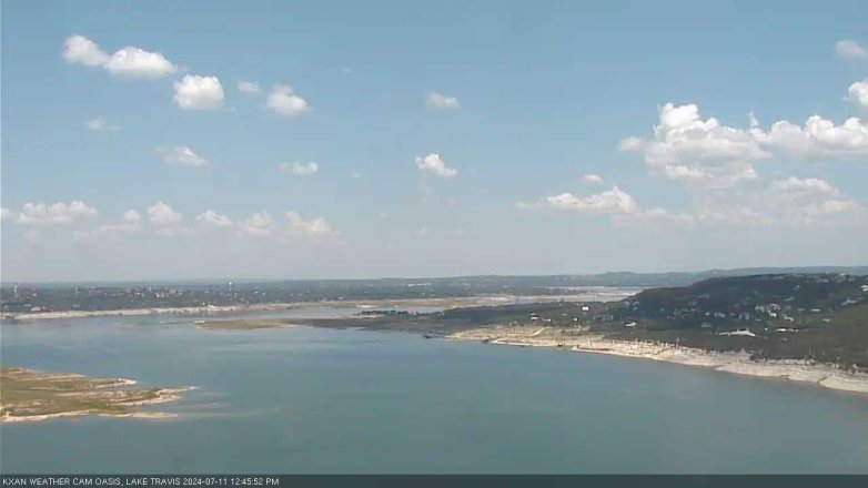 Lake Travis webcam, July 11, 2024 12:45 PM CT