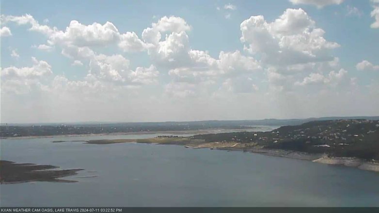 Lake Travis webcam, July 11, 2024 3:25 PM CT