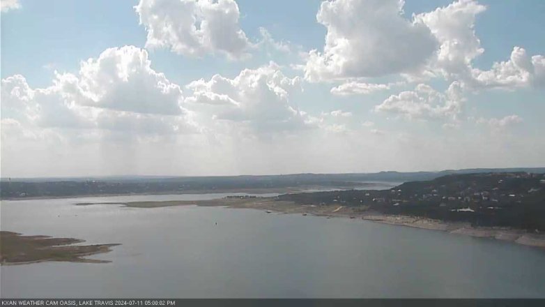 Lake Travis webcam, July 11, 2024 5:00 PM CT