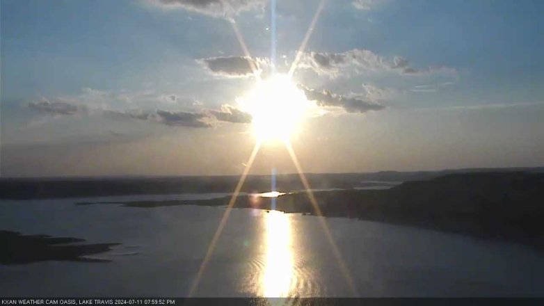 Lake Travis webcam, July 11, 2024 8:00 PM CT