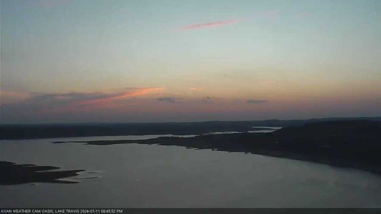 Lake Travis webcam, July 11, 2024 8:45 PM CT