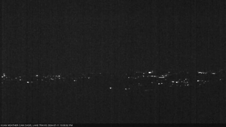 Lake Travis webcam, July 11, 2024 10:00 PM CT