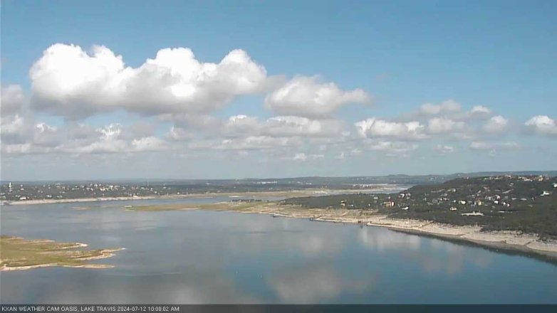 Lake Travis webcam, July 12, 2024 10:00 AM CT