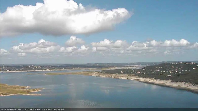 Lake Travis webcam, July 12, 2024 10:25 AM CT