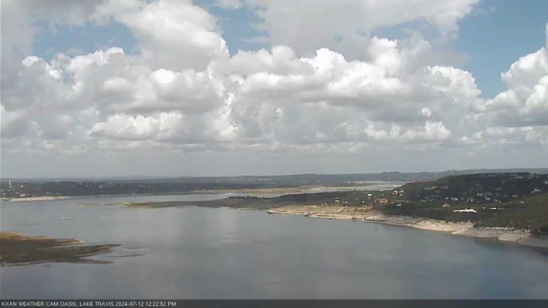 Lake Travis webcam, July 12, 2024 12:25 PM CT