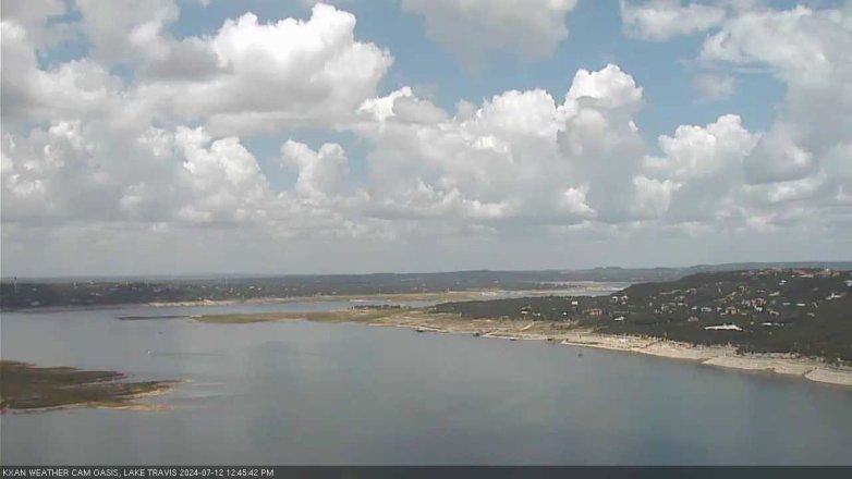 Lake Travis webcam, July 12, 2024 12:45 PM CT