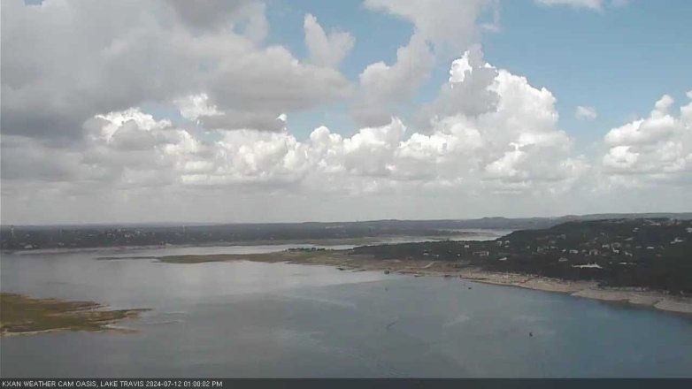 Lake Travis webcam, July 12, 2024 1:00 PM CT