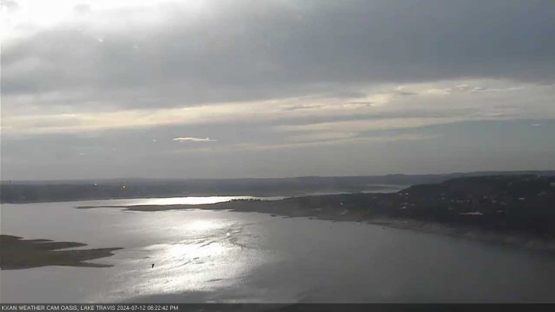 Lake Travis webcam, July 12, 2024 6:25 PM CT