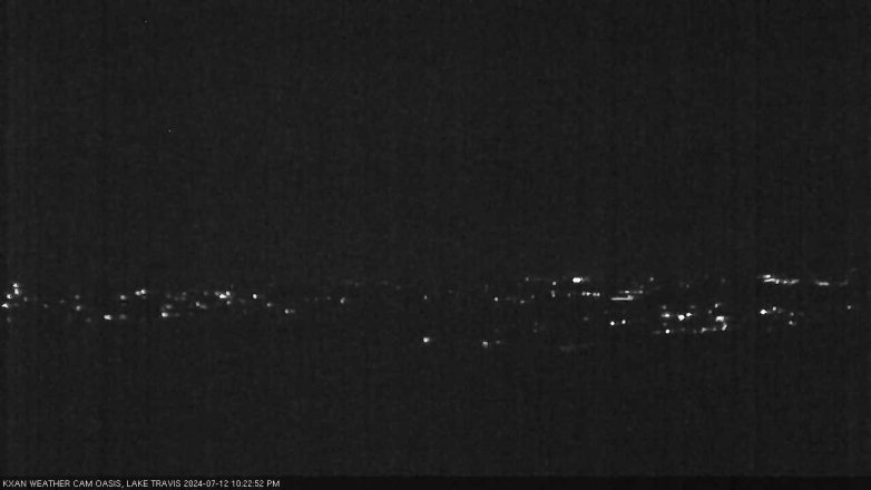 Lake Travis webcam, July 12, 2024 10:25 PM CT