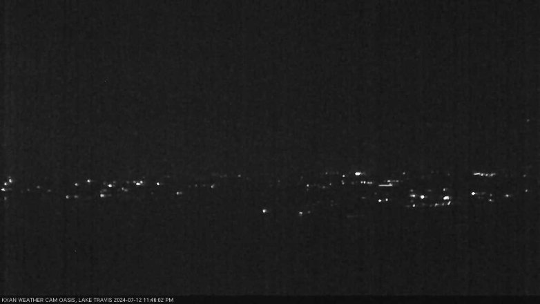Lake Travis webcam, July 12, 2024 11:45 PM CT
