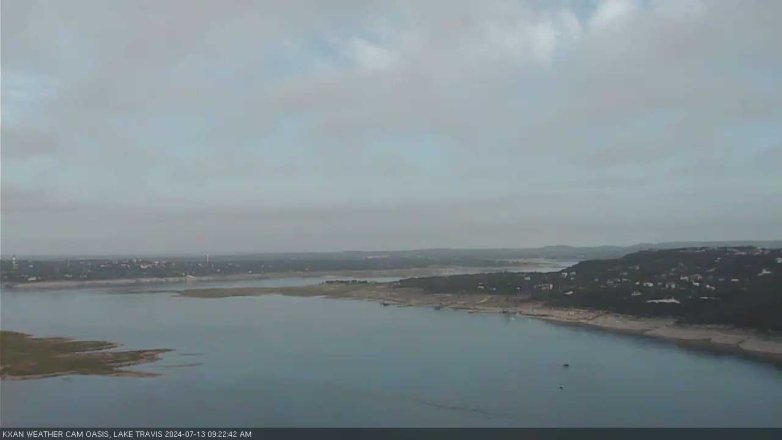 Lake Travis webcam, July 13, 2024 9:25 AM CT