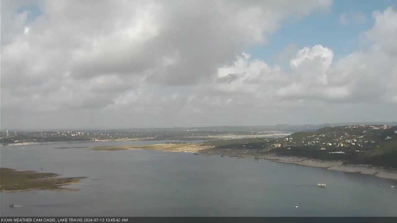 Lake Travis webcam, July 13, 2024 10:45 AM CT