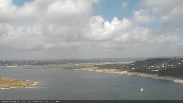 Lake Travis webcam, July 13, 2024 11:00 AM CT