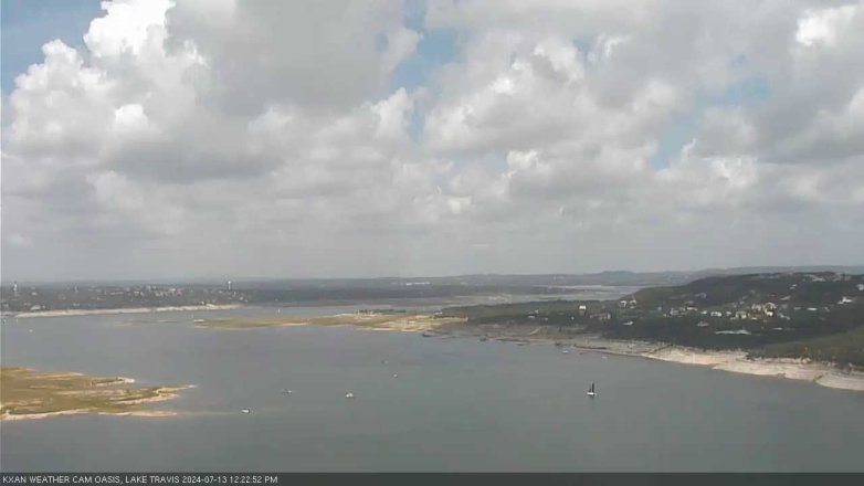 Lake Travis webcam, July 13, 2024 12:25 PM CT